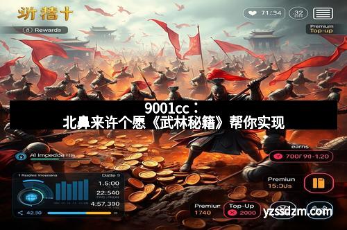 9001cc：北鼻来许个愿《武林秘籍》帮你实现